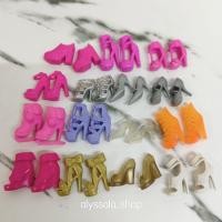ราคา รองเท้าบาร์บี้ สำหรับตุ๊กตาบาร์บี้ *เท้าปกติ/เท้าแบน* 1 คู่ (27160443824)