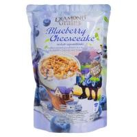 ราคา Diamond Grains Blueberry Cheesecake Granola 500g. ไดมอนด์เกรนส์บลูเบอร์รี่ชีสเค้กกราโนล่า 500กรัม (22765576317)