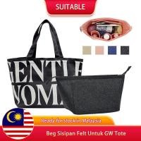 ราคา Felt Insert Organizer Bag สําหรับ GW Tote Bag, Travel Cosmetic Organizer Bag, Insert Bag (41963830165)