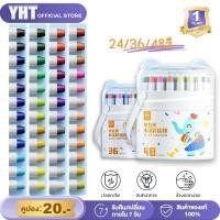 ราคา สีเทียนปลอดสารพิษ 24/36/48สี มือของเด็กไม่สกปรก ดินสอสีล้างทําความสะอาดได้ อุปกรณ์วาดภาพสําหรับเด็ก (25057148924)