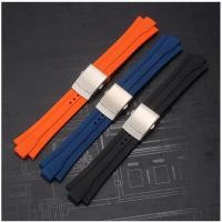 ราคา สายนาฬิกาข้อมือซิลิโคนสําหรับ Oris Diving Aquis 7730 / 7740 Motorsport 24x12 มม . (5653092629)