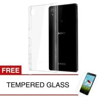 ราคา เคสคริสตัลสําหรับ Sony Xperia Z5 Premium / E6853 (5.5") - เคสแข็งแบบใส + ฟรีกระจกนิรภัย (44070734710)