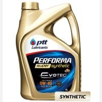 ราคา PTT super synthetic Evotec 0W-40 ( 4L x4แกลอน ยกลัง แถมบัตร500฿ ) สังเคราะห์100% เครื่องเบนซิน (18676686833)