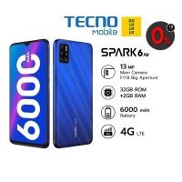 ราคา TECNO Spark 6 Air[2+32GB] จอ6.95”แบต6,000mAh เครื่องศูนย์แท้ ประกันศูนย์ 13เดือน (9505006922)