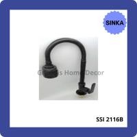 ราคา Singa SSI 2116B ก๊อกน้ําอ่างล้างจานโต๊ะแบบยืดหยุ่นไม่ใช่ทองเหลืองสีดํา - ก๊อกน้ํา (41705812318)
