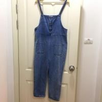 ราคา เอี๊ยม เอี๊ยมยีนส์ ทรงoversize ใส่หลวมๆแบบเกาหลี (2164577096)