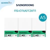 ราคา Saengroong กระดาษแข็ง ขาวเทา ขนาด A5 100แผ่น/แพ็ค (12820131228)