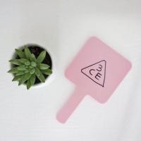 ราคา (แท้/พร้อมส่ง) 3CE กระจกมือถือเล็ก กระจกแต่งหน้า กระจกมือถือ ไซร์มินิ ชมพู SQUARE MINI HAND MIRROR (6576347674)