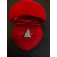 ราคา No934 พระนางพญาเนื้อชินตะกั่ว หลวงพ่อทวี วัดโรงช้าง จ. พิจิตร ปี 2498 (28164660970)