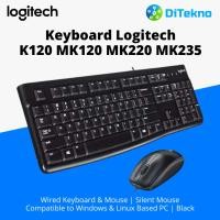 ราคา คีย์บอร์ด Logitech K120 MK220 MK120 MK235 (40217240495)