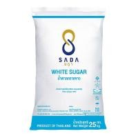 ราคา น้ำตาลทรายขาว ตรา ษฎา SADA WHITE SUGAR น้ำหนักสุทธิ 1 กก. x 25 ถุง (23721480214)
