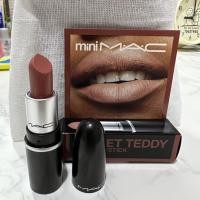 ราคา มี 1 ชิ้น M.A.C mini Velvet teddy matte lipstick 1.8g ของแท้ 100% (17084475782)