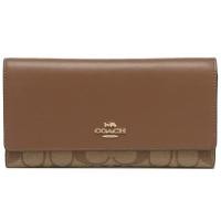 ราคา Coach แท้% พร้อมส่งSlim Trifold Wallet In Signature Canvas (19691385193)