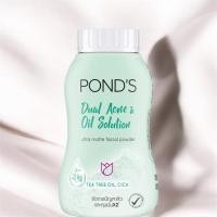 ราคา แป้งพอนด์สสีเขียว Pond's Dual Acne & Oil solution 50กรัม (26906063722)