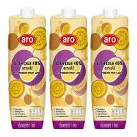 ราคา Aro เอโร่ น้ำเสาวรส 40% 1 ล. x 3 มีจัดส่งแบบ express delivery (44459128958)