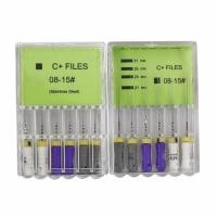 ราคา 6 ชิ้น/แพ็คทันตกรรม C บวกแฟ้มสแตนเลส Endo ไฟล์ Endodontics Root Canal แฟ้มสําหรับ Calcification 21 มม./25 มม. (29268124337)
