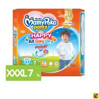 ราคา มามี่โพโค แพ้นท์ แฮปปี้ ออลเดย์ดราย กางเกงผ้าอ้อมเด็ก XXXL แพ็ค 7 ชิ้น (47000569829)