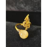 ราคา แหวนพญานาค พญานาคเรียกทรัพย์ และลูกแก้วไหมทอง เสริมดวง เสริมสิริมงคล ขนาดฟรีไซส์ (24024949934)