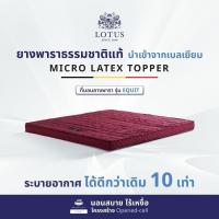 ราคา LOTUS ที่นอนยางพารา100% รุ่น Equit หนา 4 นิ้ว ~ฟรีหมอนหนุนใยสังเคราะห์ ส่งฟรี (9013282141)