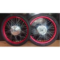 ราคา ชุดล้อแดงขอบเรียบ 1.40x17 พร้อมดุมกระจกเงา พร้อมยาง ใส่ W100-110 ดรัมหน้า,Dream ทุกรุ่น (9023333943)