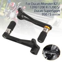 ราคา ก้านเกียร์รถจักรยานยนต์คลัตช์ปรับได้คันโยกก้านยกเปลี่ยนเกียร์เร็วสำหรับ Ducati Monster 821 1200 1200R 1200S อุปกรณ์เสริม (27507716061)