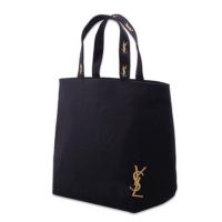 ราคา กระเป๋า​ผ้า​ ถุงผ้า YSL​ Yves​ Saint​ Laurent E-mook Black Tote (20333357141)