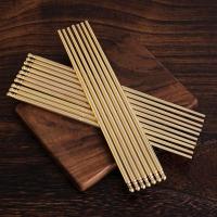 ราคา ตะเกียบทองแดง High-End ครัวเรือนเกรดอาหารทองเหลืองบริสุทธิ์สถาบันวิทยาศาสตร์จีนกันลื่นพรีเมี่ยมโลหะผสมต้านเชื้อแบคทีเรียป้องกันโรคราน้ําค้างหนึ่งคนหนึ่งตะเกียบ (43674156592)