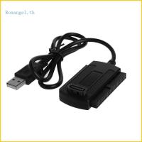 ราคา ROX USB 2 0 ถึง IDE 2 5 3 5 HDD อะแดปเตอร์แปลงรองรับฮาร์ดไดรฟ์ HDD DVD-ROM CD-RW (43211560411)