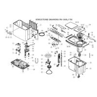 ราคา Hitachi อะไหล่ เครื่องซักผ้า รุ่น PS-100LJ ชิ้นส่วน งานช่าง งานซ่อม อุปกรณ์ PART PS100LJ ศูนย์บริการ อะไล่แท้ (2903120358)