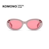 ราคา KOMONO Luna Supernova แว่นตากันแดด ทรงกลมรี สีชมพู กัน UV400 (24168346558)