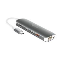 ราคา J5Create USB Type C Multi Adapter VGA/HDMI/Ethernet/USB 3.1 Hub/PD 2.0/SD & Micro SD Card Reader USB-C JCD384 (23143468424)