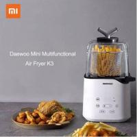 ราคา พร้อมส่ง Daewoo Oil-free Air Fryer Mini Multifunctional K3 Air Fryer Gen 3 หม้อทอดไร้น้ำมัน รูปทรงสวย (3149729212)