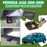 ราคา Perodua Axia 2014-2015 ท่อไอเสียคาร์บอนไฟเบอร์ Akrapovic ปลายสแตนเลสท่อไอเสียท่อปลายท่อ (42626429693)