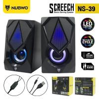 ราคา NUBWO SCREECH NS-39 Stereo Gaming Speaker ลำโพงคอมพิวเตอร์ (11115787370)