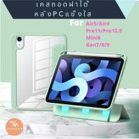 ราคา เคสสำหรับไอแพด "รุ่นถอดฝาได้ หลังPCใส แข็งกันงอ" For iPad Gen7/8/9 10.2 / Pro11 /Gen9 /mini6 พร้อมส่ง (13637097041)
