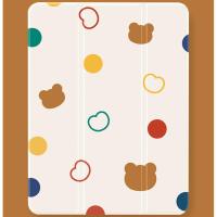 ราคา [สําหรับเคส iPad ] Air4/5 10.9 air1/2 Gen5/6 9.7 Gen7/8/9 Air3 Pro 11 Gen10 mini4/5 การ์ตูนสีหัวหมีสามพับโปร่งใสปกหลังพร้อมที่วางปากกา (42625192698)