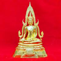 ราคา สมเด็จองค์ปฐมงานทองเหลือง หน้าตัก5นิ้ว แท้100%จากวัดท่าซุง ปิดทองคำแท้ทั้งองค์ ผ่านพิธีพุทธาภิเษกเสาร์ 5 วัดท่าซุง (11113704145)