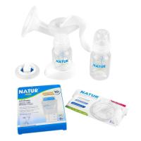ราคา Natur ชุดปั้มนม แบบโยก แถมฟรี ถุงเก็บน้ำนม 10 ถุง และแผ่นซับน้ำนม 2 ชิ้น (65374198)