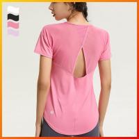 ราคา เสื้อยืดผู้หญิง Lululemon 4 สี สำหรับโยคะและออกกำลังกาย ทรงหลวม เหมาะกับฤดูร้อน (47152053434)