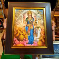 ราคา กรอบรูป พระลักษมีเทวี เสริมดวง ภาพเสริมดวง ความรัก ความร่ำรวย องค์เทพ องค์พระแม่ลักษมี พระแม่ รูปพระแม่ลักษมี รูป (3349865557)