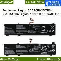 ราคา ✪L20C4PC1 L20D4PC1 L20M4PC1 15.36V 80WH Laptop Battery For Lenovo Legion 5 15ACH6 15ITH6H Pro-16ACH6 Legion 7-16ITHG6 7- (27259372743)