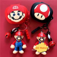 ราคา For EDIFIER NeoBuds Pro2 Case Cute Silicone Finger Ring Keychain Cartoon Mario Pendant EDIFIER NeoBuds Pro2 Silicone Soft Case Shockproof Shell Protective Sleeve (46451415381)