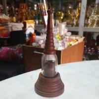 ราคา ผอบแท้ไม้จันทน์หอมทรงเจดีย์ครอบแก้ว #ผอบไม้จันทน์ (4928577574)