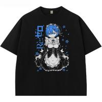 ราคา เสื้อยืดคอกลมพิมพ์ลายอนิเมะสีดำ 100% ผลิตจากผ้าฝ้ายแท้ Unisex จัดส่งรวดเร็ว (56901096946)