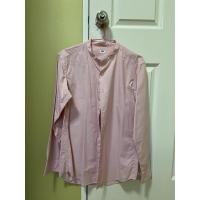 ราคา uniqlo เสื้อเชิ้ต คอจีน สีชมพู (3576479394)