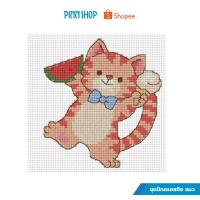 ราคา PINN ครอสติช ชุดปักครอสติช แมว 03-K (14485274189)