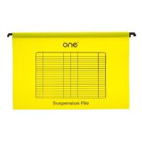 ราคา ONE แฟ้มแขวนพลาสติก F4 สีเหลือง (10เล่ม/แพ็ค) (13448495179)