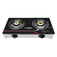 ราคา IMARFLEX เตาแก๊สกระจกหัวคู่ รุ่น IG-611 (24353133227)