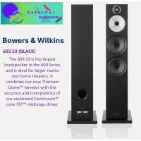 ราคา B&W : 603 S3 (BLACK) Floor Standing Speakers (29883968550)