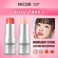 ราคา 【ซื้อ 1 แถม 1】Nicor Clear Water-sensitive Highlighter Stick Highlight Mud Eyeshadow (42052539347)